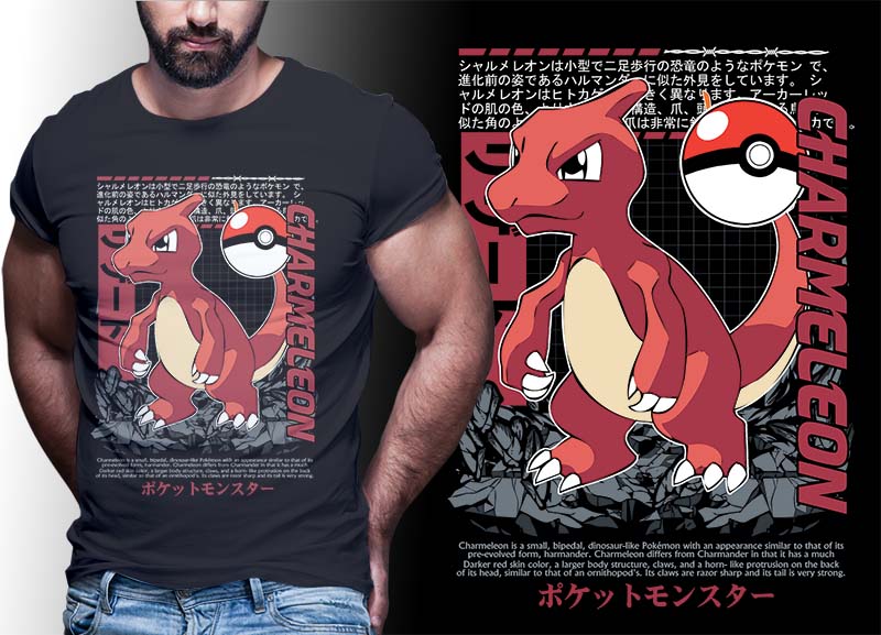 ANIME PART#4 POKEMON EDITION TSHIRT DESIGNS BUNDLE