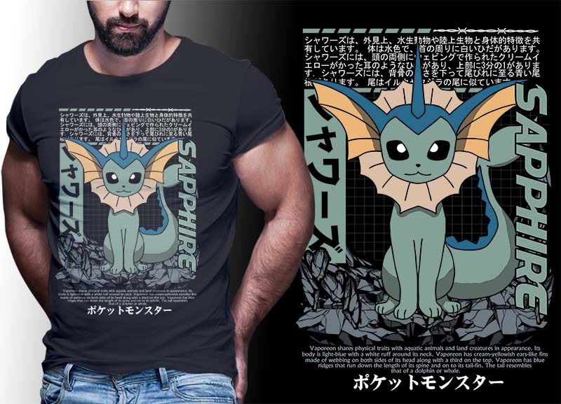 ANIME PART#4 POKEMON EDITION TSHIRT DESIGNS BUNDLE