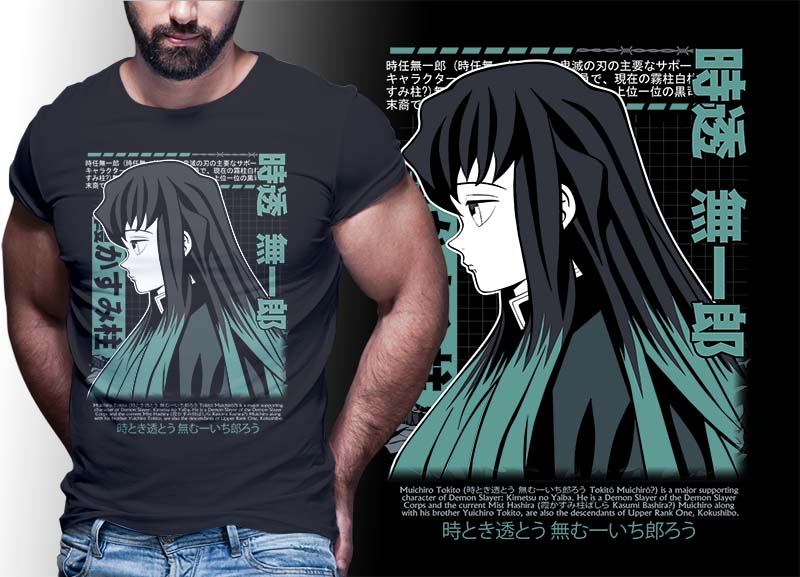 ANIME PART#4 DEMON SLAYER EDITION TSHIRT DESIGNS BUNDLE