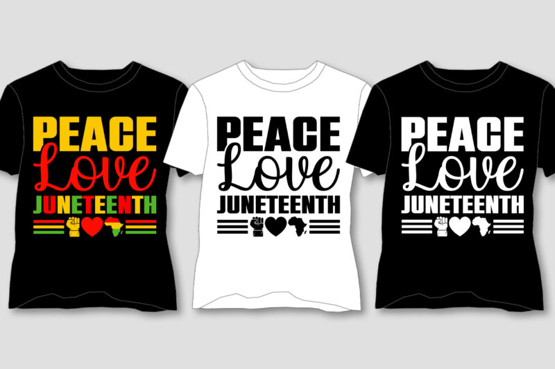 Juneteenth T-Shirt Design Bundle