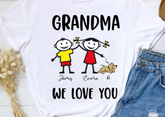 Personalized Grandma Coffee Mug, Mothers Day Gift From Granddaughter Grandson, Holiday Gift, Birthday Gift TL