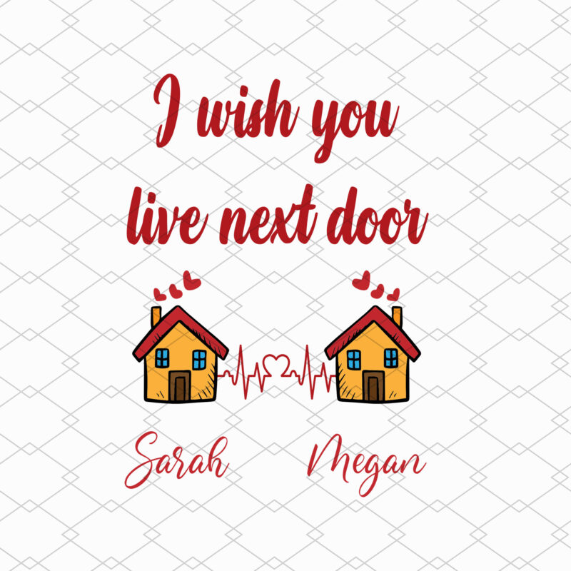 Personalized I Wish You Lived Next Door Mug, Long Distance Mug TL - Buy ...
