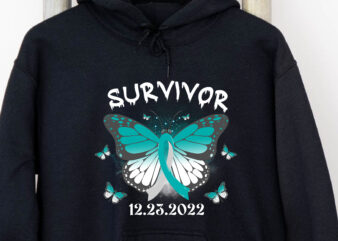 Personalized I’m A Cancer Survivor Cervical Cancer Png, Cervical Cancer Awareness, Awareness Month, Cancer Warrior PNG File TC