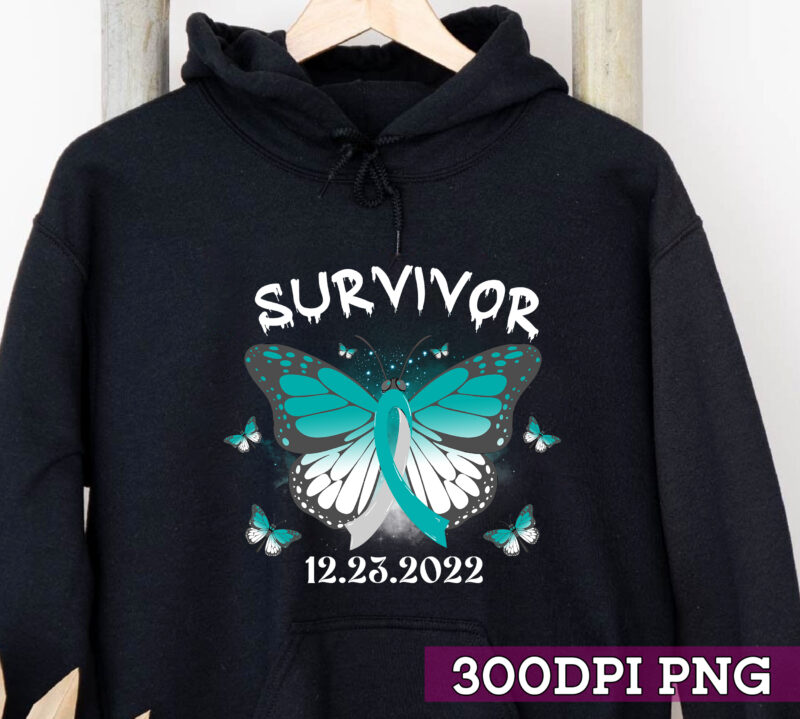 Personalized I’m A Cancer Survivor Cervical Cancer Png, Cervical Cancer Awareness, Awareness Month, Cancer Warrior PNG File TC