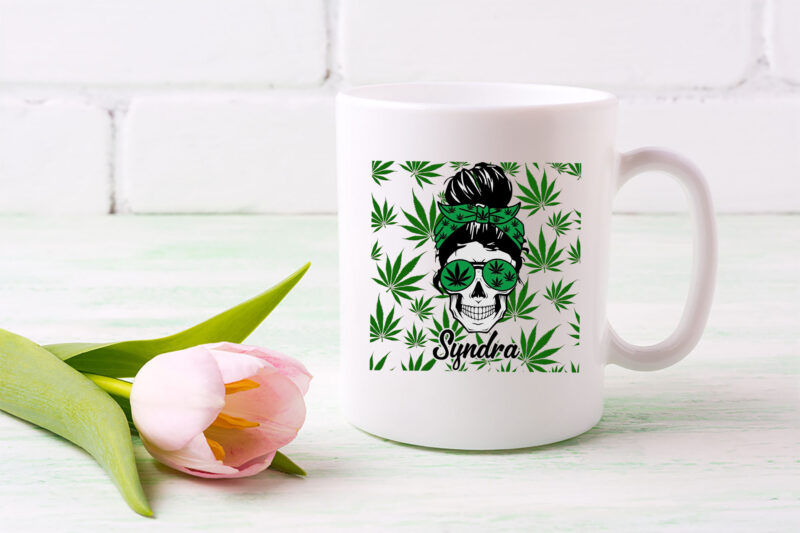 Personalized Weed Mom Like A Regular Mom Coffee Mug TL