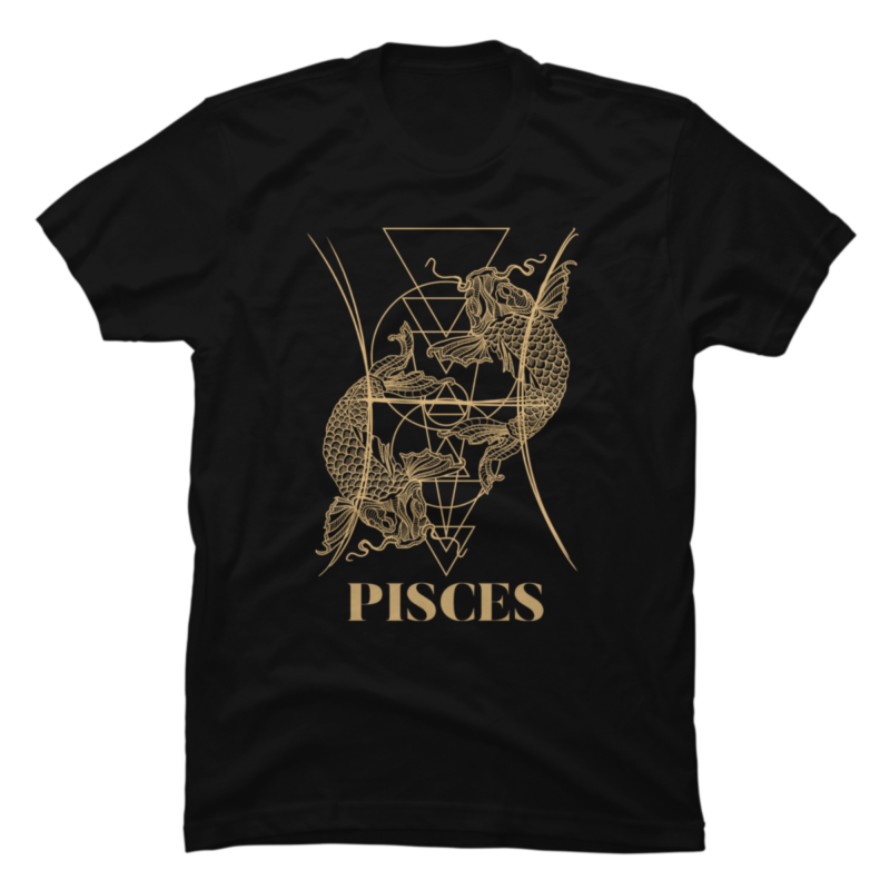 18 Pisces PNG T-shirt Designs Bundle For Commercial Use Part 1, Pisces ...