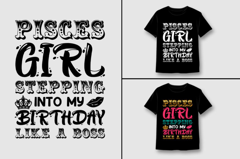 Birthday T-Shirt Design Bundle