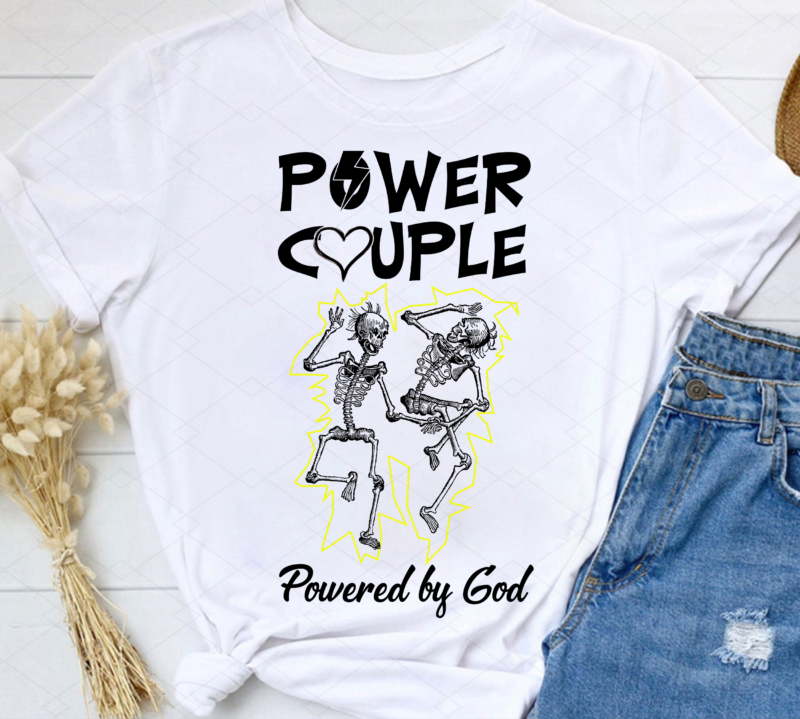 Power Couple Png, Hubby Wifey png, Husband and Wife png, Couples Matching, His and Hers, Valentine_s day Gift PNG File TL