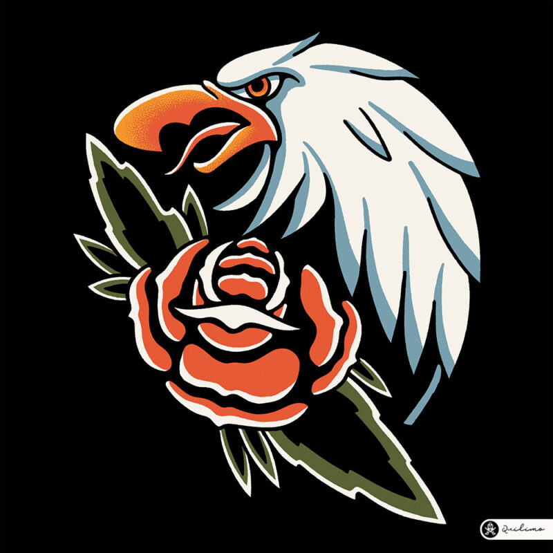 Eagle and Rose