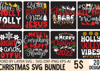 Christmas SVG, T-shirt Design Bundle,,Christmas T-Shirt Bundle , Christmas Vector T-Shirt Design , Santa Vector T-Shirt Design , Christmas Sublimation Bundle , Christmas SVG Mega Bundle , 220 Christmas Design