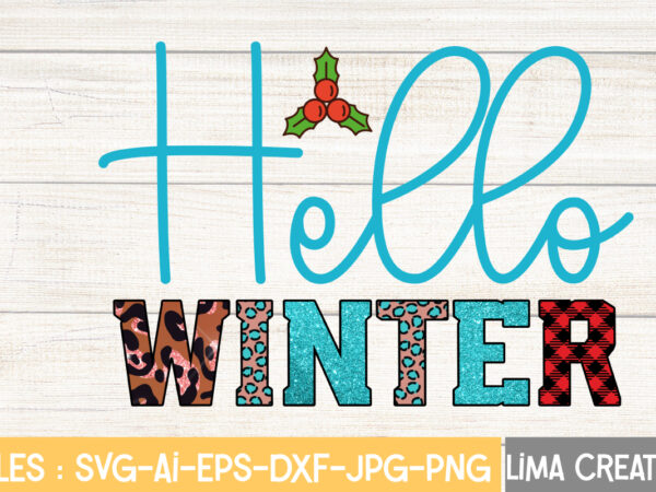 Hello winter sublimation png,christmas bundle png, merry christmas png, christmas png, western png, santa claus png, bundle png, sublimation designs, digital download retro christmas sublimation png bundle, christmas png bundle,