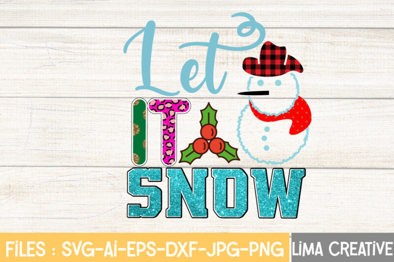 Let It Snow Sublimation PNG.Christmas Bundle Png, Merry Christmas Png, Christmas Png, Western PNG, Santa Claus PNG, Bundle Png, Sublimation Designs, Digital Download Retro Christmas Sublimation PNG Bundle, Christmas png