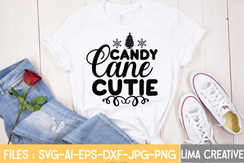 Candy Cane Cutie T-shirt Dsign,Christmas SVG Bundle, Christmas SVG, Merry Christmas SVG, Christmas Ornaments svg, Winter svg, Santa svg, Funny Christmas Bundle svg Cricut CHRISTMAS SVG Bundle, CHRISTMAS Clipart, Christmas