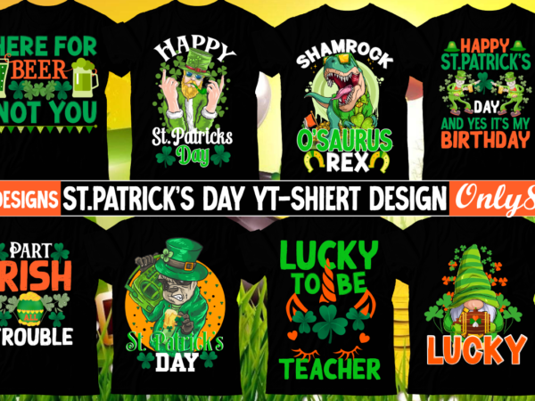 St.patrick”s day t-shirt design bundle, st.patrick’s day t-shirt design, svg cute file,.studio files, 100 patrick day vector t-shirt designs bundle, baby mardi gras number design svg, buy patrick day t-shirt