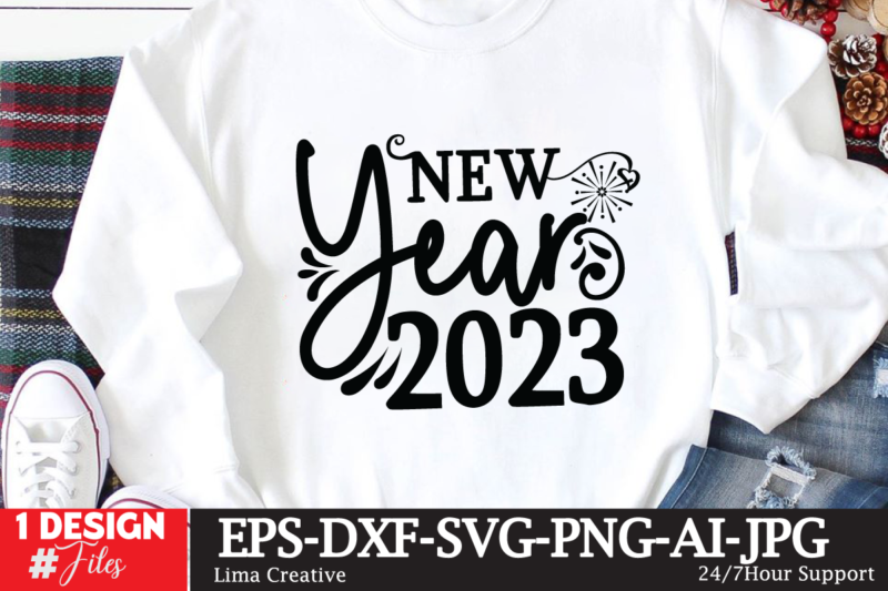 New Year 2023 T-shirt Design,New Year Crew 2023 T-shirt Design,New Years SVG Bundle, New Year’s Eve Quote, Cheers 2023 Saying, Nye Decor, Happy New Year Clip Art, New Year, 2023