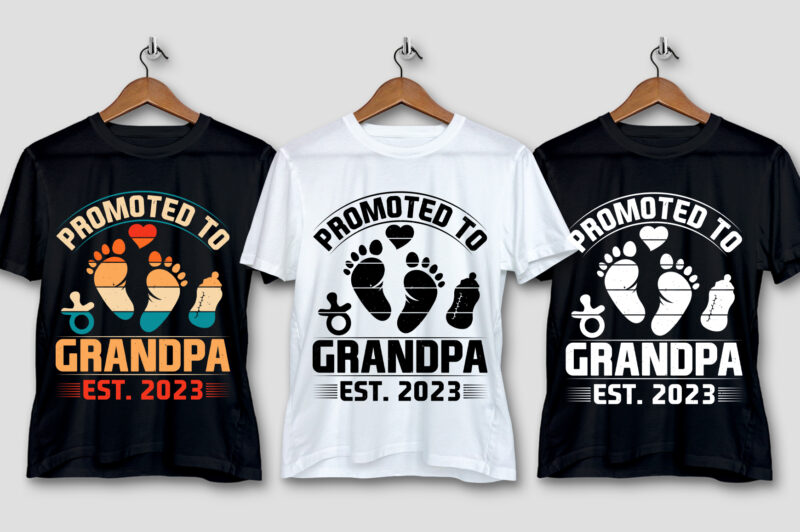 Grandpa Vintage T-Shirt Design Bundle