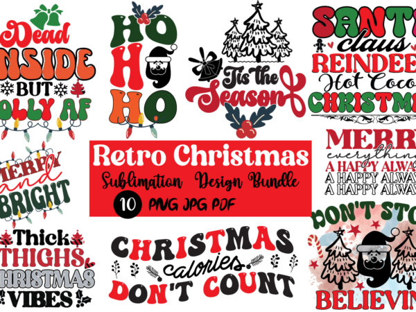 Retro christmas sublimation png bundle, christmas png bundle, holly png, santa png, jingle png, retro christmas png, tis the season png,retro christmas sublimation, christmas png, christmas tshirt, sublimation, cowboy santa,