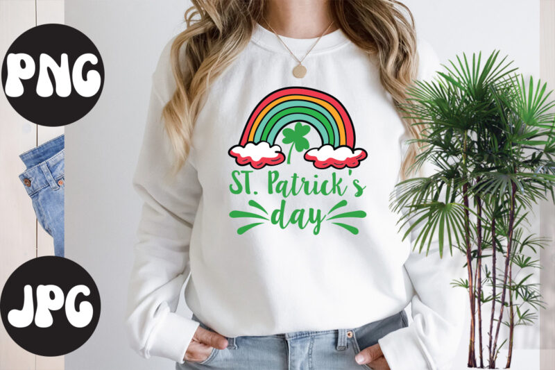 ST. Patrick's day , St Patrick's Day Bundle,St Patrick's Day SVG Bundle,Feelin Lucky PNG, Lucky Png, Lucky Vibes, Retro Smiley Face, Leopard Png, St Patrick's Day Png, St. Patrick's Day