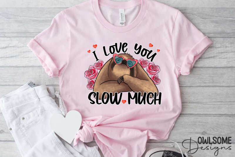 Sloth Valentine Sublimation Bundle