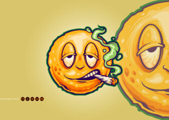 Smoking weed emoticons smile svg