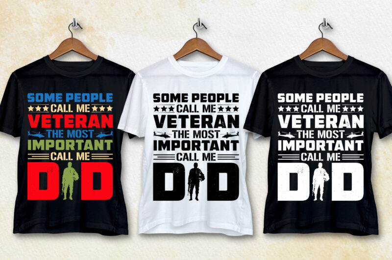 Veteran T-Shirt Design Bundle