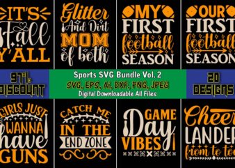 Sports SVG Bundle Vol. 2, Sports,Sports t-shirt,Sports design, Sports svg design, Sports t-shirt bundle,Sports design bundle, Sports vector,Sports Svg Bundle, Sports Balls Svg, Sports Svg, Digital Download, Cut Files, Sublimation,