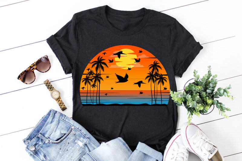 Sunset Colorful T-Shirt Graphic