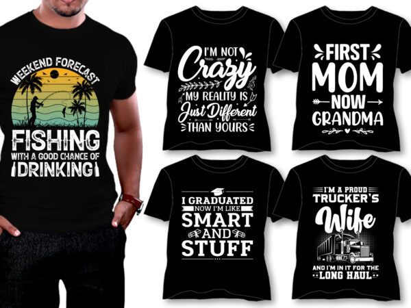 Sunset typography t-shirt design bundle