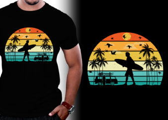 Surfing Retro Vintage Sunset T-Shirt Graphic,Surfing,Surfing Silhouette,Surfing Retro Vintage Sunset,Surfing Sunset Background,Surfing Vintage Retro Sunset,Sunset T-shirt Background,Surfing Png,Surfing Sublimation