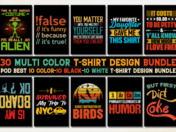 T-shirt design bundle