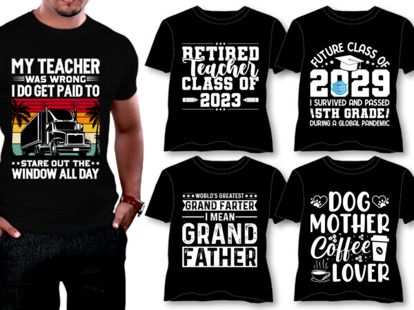 T-shirt design bundle T-shirt design bundle