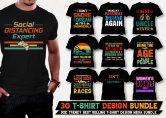 T-Shirt Design Bundle PNG SVG EPS