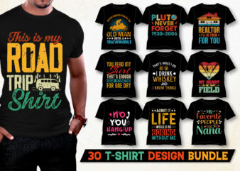 T-Shirt Design Bundle for POD