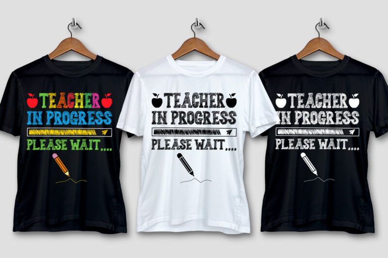 School Colorful T-Shirt Design Bundle