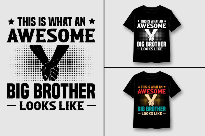 Brother T-Shirt Design Bundle