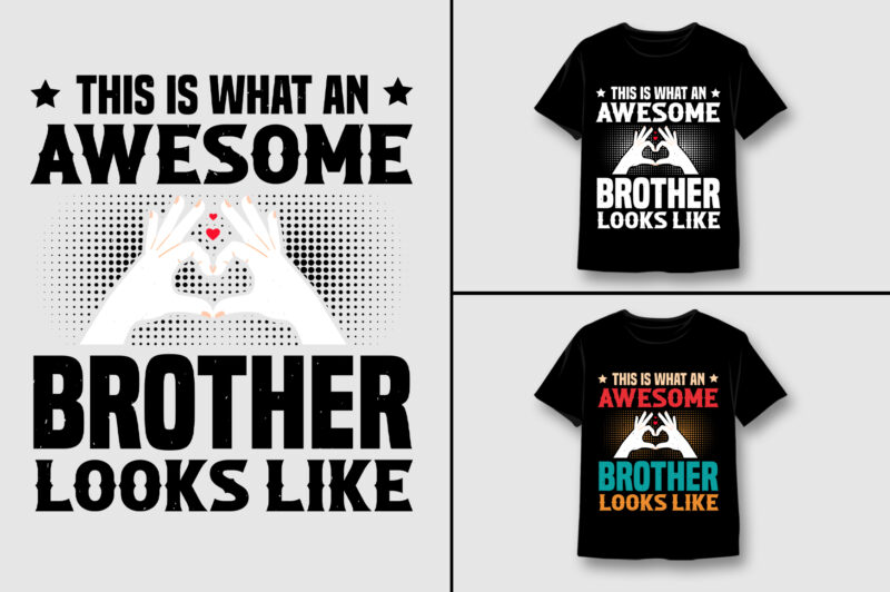 Brother T-Shirt Design Bundle