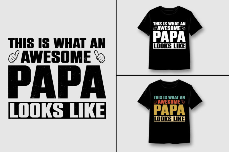 Dad T-Shirt Design Bundle