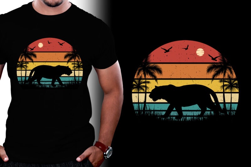 Sunset Retro Vintage T-Shirt Graphic Bundle