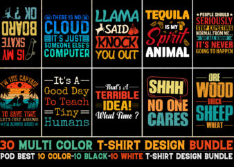 Trendy Best T-Shirt Design Bundle