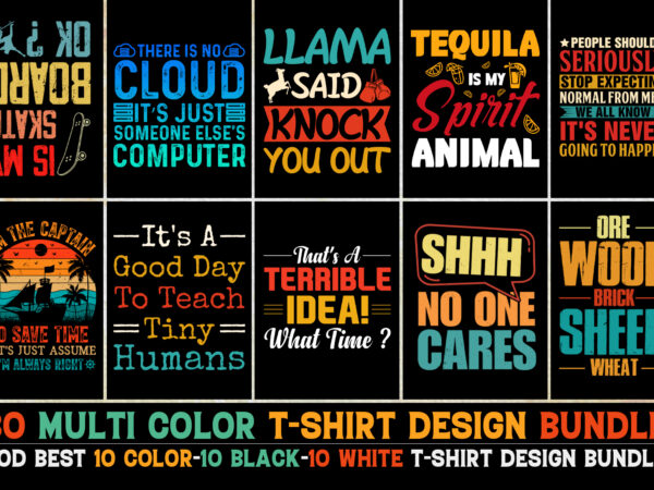 Trendy best t-shirt design bundle