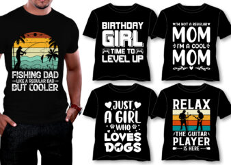 Trendy T-Shirt Design Bundle