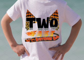 Two Fast Birthday Boy Png, Race Car Birthday, Gift For Kid, Racing Car Lover, Birthday Gift, Kid_s Birthday Shirt PNG File t shirt designs for sale