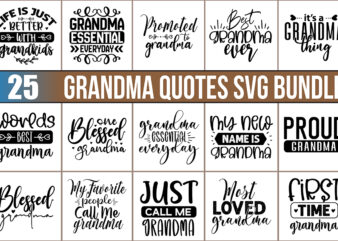 Grandma SVG Bundle