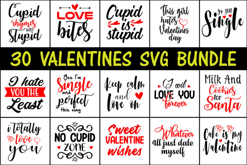 Valentines SVG Bundle