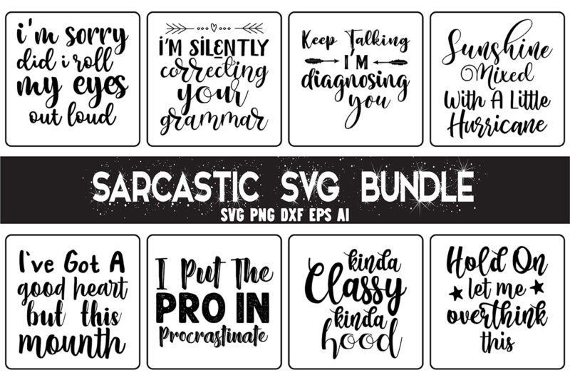 Sarcastic SVG Bundle