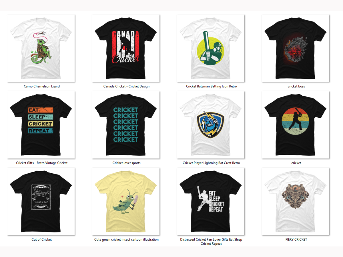 12 Cricket PNG T-shirt Designs Bundle For Commercial Use Part 1 ...
