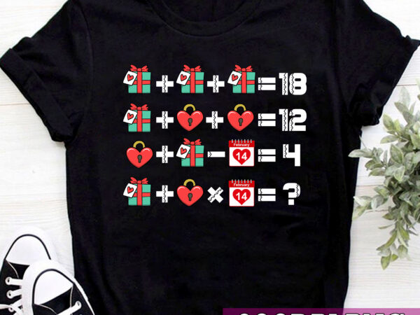 Valentines day order of operations valentines math teacher t shirt vector art