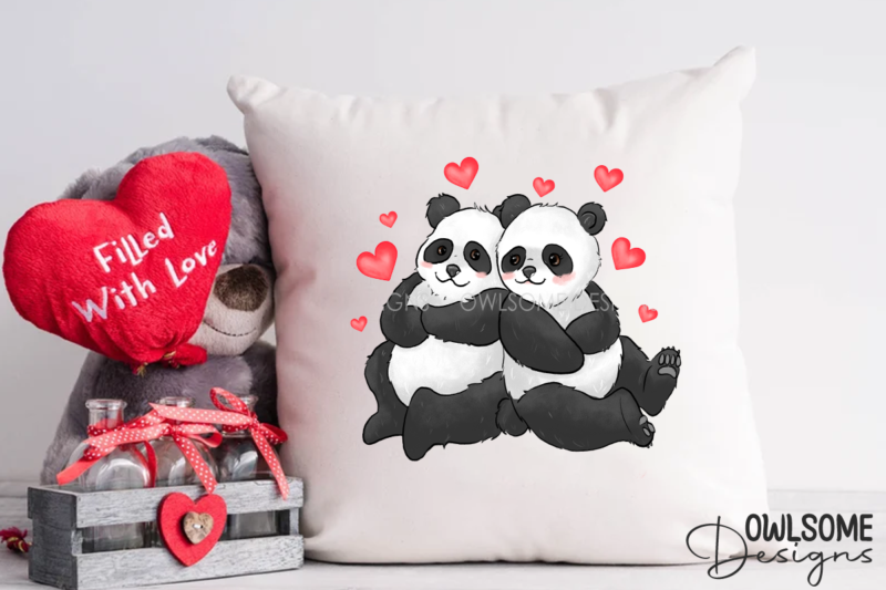 Valentine’s Day Raccoon Couple