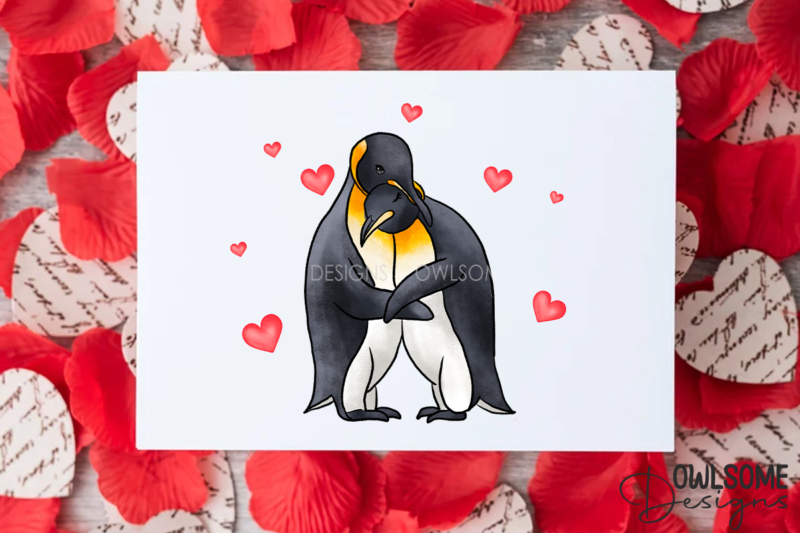 Valentine’s Day Penguin Couple