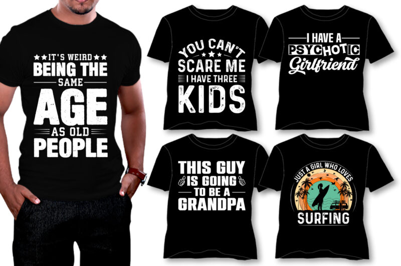 100 Best Selling T-Shirt Design Mega Bundle